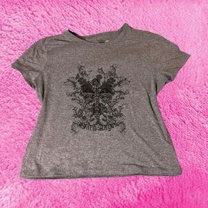 Dark Angel Rhinestone Graphic Tee
